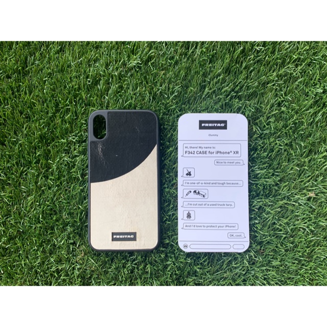 Freitag Case Iphone XR ดำ ขาว