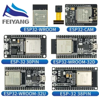 ESP32 บอร์ดพัฒนา WiFi + บลูทูธการใช้พลังงานต่ําเป็นพิเศษ Dual Core ESP-32 ESP-32S ESP 32 คํา ESP8266