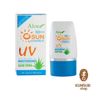 ครีมกันแดด สูตรอโลเวร่า เอลิซ่า  50+++ ทาผิวหน้า มอยส์เจอร์ ยูวี โปรเทคชั่น เนื้อบางเบา ซึมเร็ว 30 กรัม