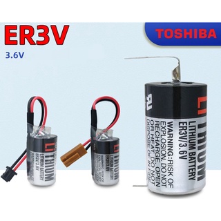 ของแท้ Original Toshiba ER3V 3.6V PLC แบตเตอรี่ JZSP-BA01 Yaskawa servo แบตเตอรี่ลิเธียม 1/ 2AA