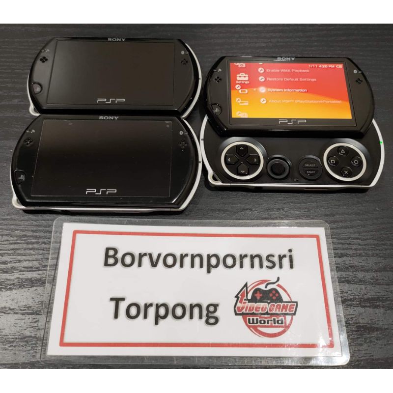PSP GO สีดำ สภาพดี ครบชุด พร้อมเล่น - retro_game_world_888 - ThaiPick