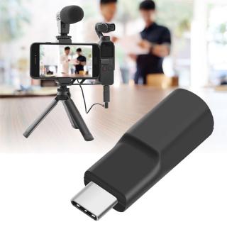 Winc-C to 3.5 mm อะแดปเตอร์ไมโครโฟนสำหรับ DJI OSMO Pocket Mic Converter