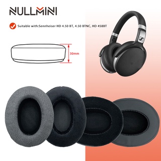 Nullmini ฟองน้ําหูฟัง แบบหนัง กํามะหยี่ แบบเปลี่ยน สําหรับ Sennheiser HD 4.50 BT 4.50 BTNC HD 458BT