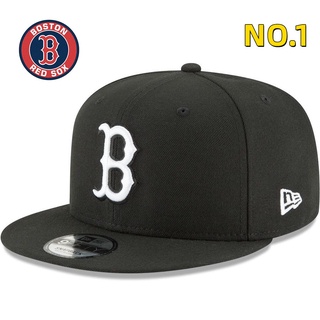 Mlb หมวกเบสบอล ผ้าตาข่าย ระบายอากาศ สีแดง ปรับขนาดได้ สําหรับผู้ชาย พร้อมส่ง