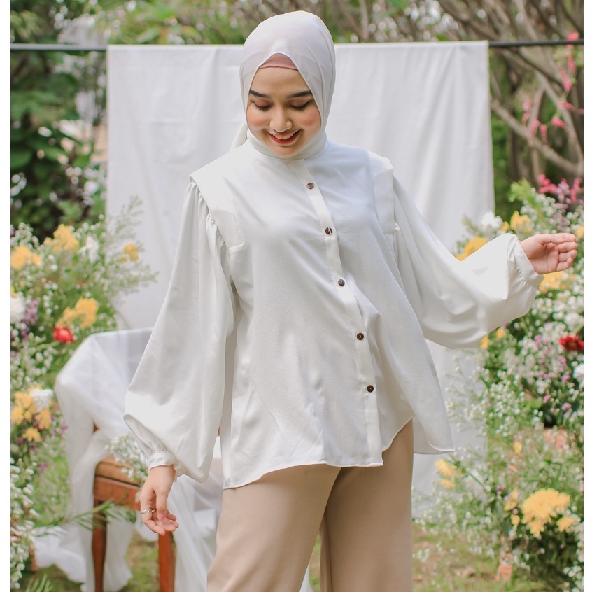 Demen OUTFIT - Zilla เสื้อเบลาส์ แขนบอลลูน สําหรับผู้หญิง 2023