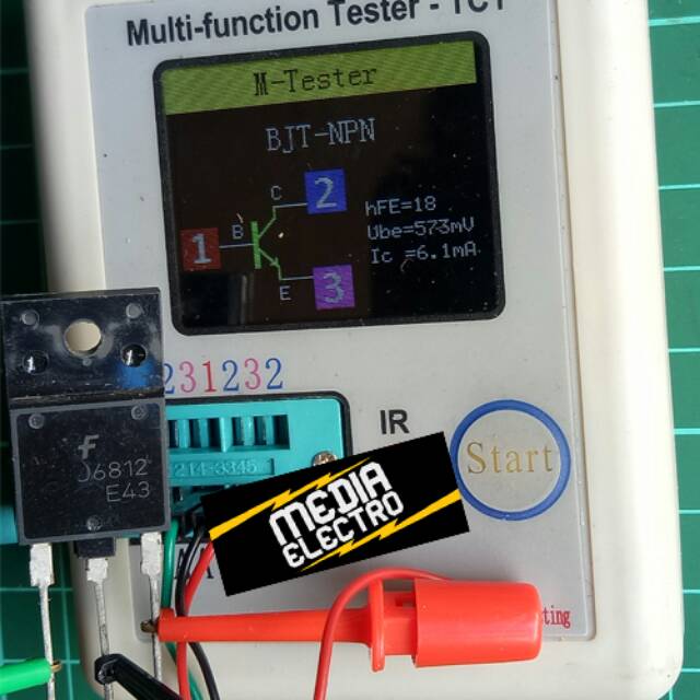 ทรานซิสเตอร์แนวนอน Reund FJAF6812 TO-3PF / J6812 / J6812A