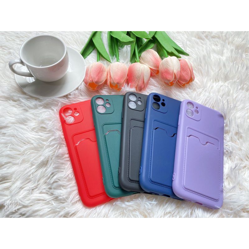 Oppo A5 2020 A9 2020 A1K A1S A54 A74 4G A95 softcase สี macaron case plus slot card ตัวป้องกันกล้อง