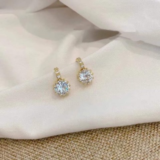 mini gem cystal - morning.earrings