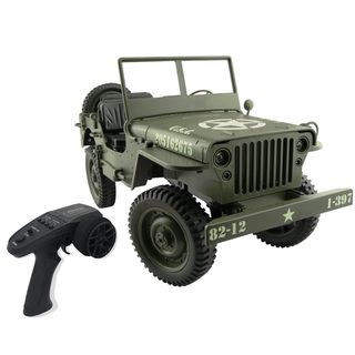 รถจิ๊บทหารบังคับ รถจิ๊บบังคับ Jeep RC No.D844 Scale 1/10