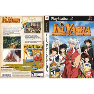 INUYASHA THE SECRET OF THE CURSED MASK [PS2 US : DVD5 1 Disc]