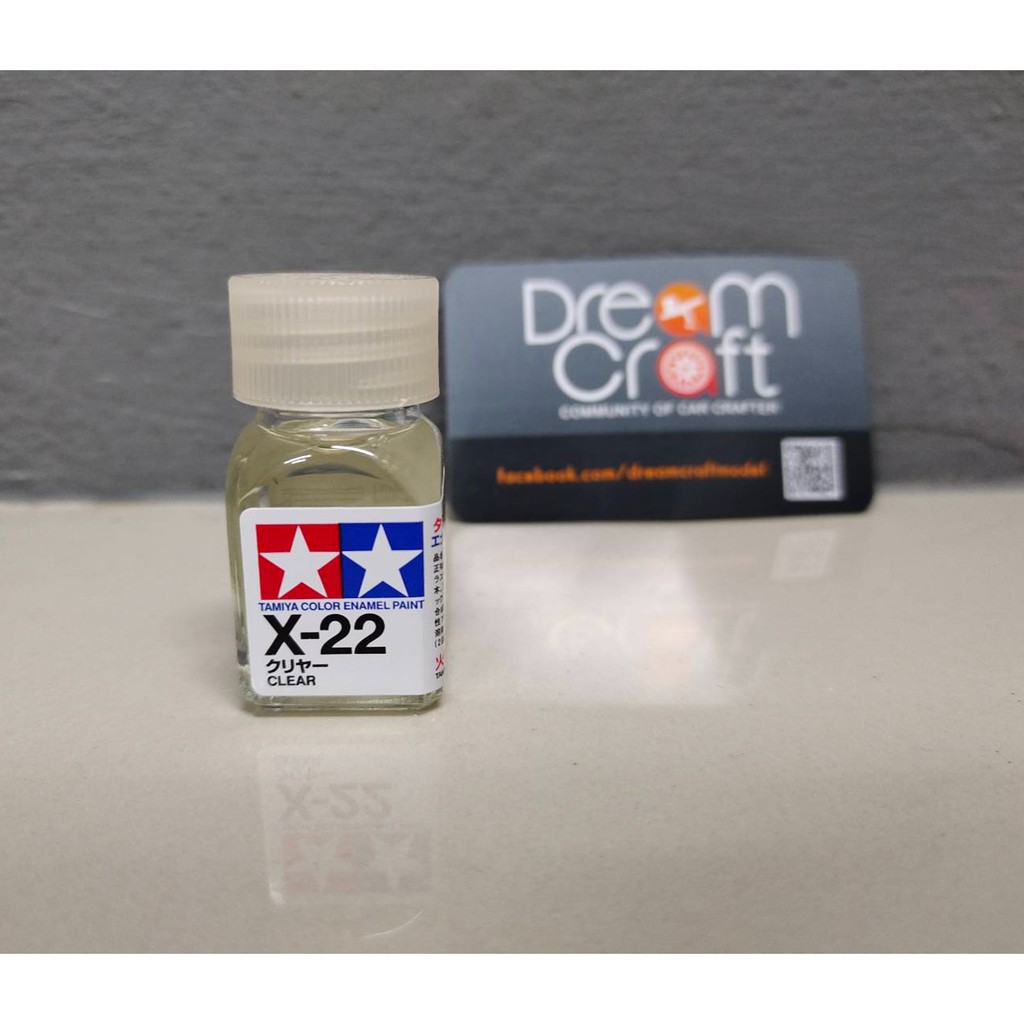 TAMIYA X-22 Clear (สีสูตรน้ำมัน Enamel Color Paint DreamCraft Model)