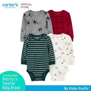 Carters  Bodysuit Set 4Pk Multi Holidaly L9 คาร์เตอร์เสื้อผ้าชุดบอดี้สูทเซทแพ็ค 4 ชิ้น