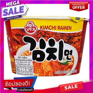 โอโตกิราเม็งกึ่งสำเร็จรูปรสกิมจิชนิดถ้วย 105กรัม Otoki instant ramen, kimchi flavor, cup type 105g.