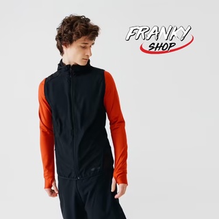 [พร้อมส่ง] เสื้อแจ็คเก็ตมีฮู้ดแขนกุดสำหรับผู้ชาย Mens Running Sleeveless Wind Jacket