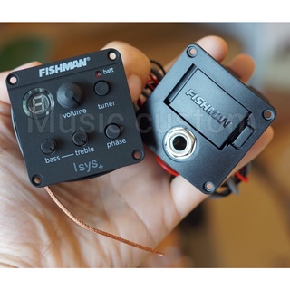 Fishman ISYS+ Equalizer Acoustic Guitar Pickup Preamp EQ Tuner Piezo Pickup  งานจีน  สินค้าพร้อมส่งในประเทศไทย