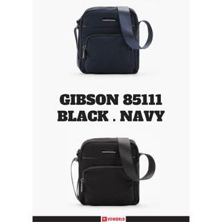 V2WORLD กระเป๋าสะพายข้างรุ่น  GIBSON 85111 (BLACK,NAVY)