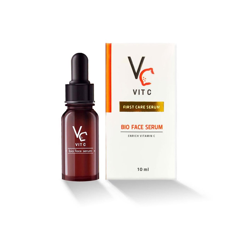 VC vit c เซรั่มวิตซี เซรั่มวิตามินซี บำรุง เติมเต็มริ้วรอย 10 ML. ของแท้100% วิตามินซีน้องฉัตร วิตซีน้องฉัตร