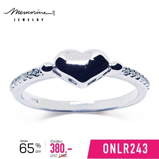 Memorine Jewelry แหวนเงินแท้ 925 ฝังเพชรสวิส (CZ) : ONLR243