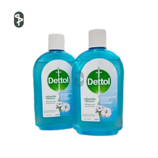 Dettol Hygiene Multi-use Disinfectant Fresh Cotton Breeze เดทตอล ไฮยีน มัลติ-ยูส ดิสอินแฟคแทนท์ 500 ml สีฟ้า