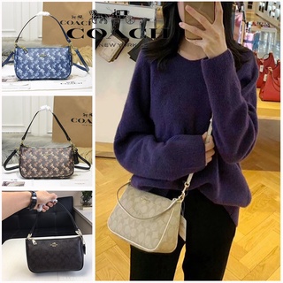 COACH F58321 กระเป๋าสะพายข้าง กระเป๋าผู้หญิง ถุงไพ่นกกระจอก กระเป๋าถือ Handbag Shoulder Bag Fashion