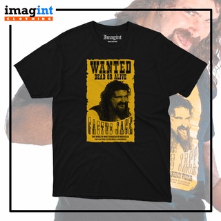 เสื้อยืด พิมพ์ลาย Wwe CACTUS JACK WANTED