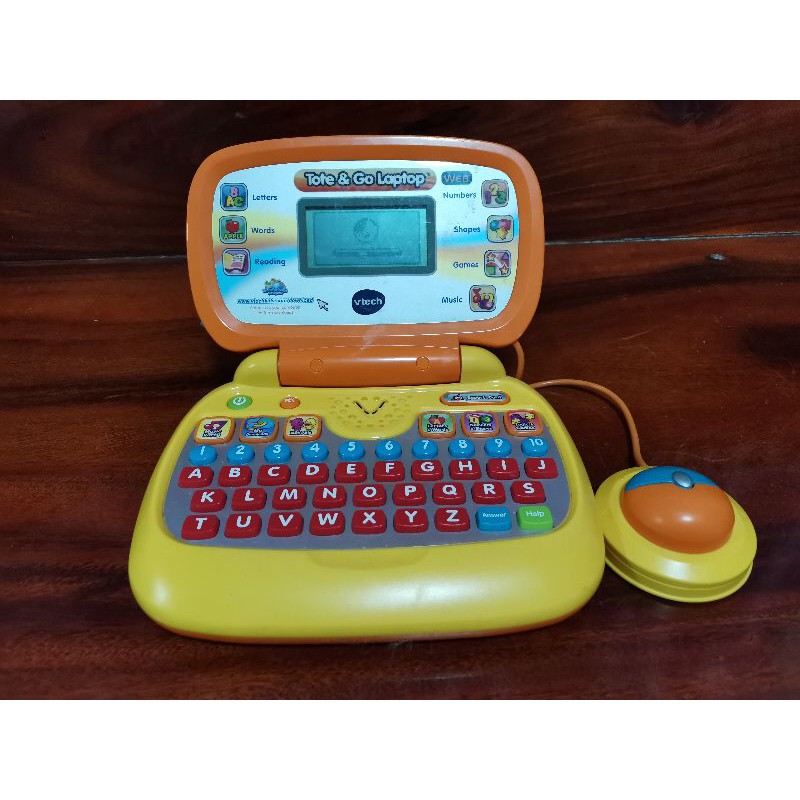 Vtech Tote &amp;​ Go Laptop แล็บท็อปสีส้ม มือสอง