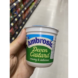 ขนมคัสตาร์ด ตรา แอมบรอเซีย 120 G. Devon Custard Pot ( Ambrosia Brand ) เดวอน คัสตาร์ด พอท