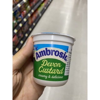 ขนมคัสตาร์ด ตรา แอมบรอเซีย 120 G. Devon Custard Pot ( Ambrosia Brand ) เดวอน คัสตาร์ด พอท