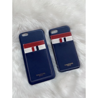 เคสไอโฟน เคสโทรศัพท์มือถือ Tom Browne ทอมบราวสีน้ำเงิน มีที่ใส่บัตร