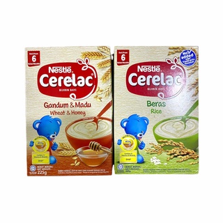 🔥ถูกสุด!!🔥Nestle Cerelac ซีรีแล็ค อาหารเสริมธัญพืชสูตรข้าว และสูตรข้าวสาลีผสมน้ำผึ้ง สำหรับเด