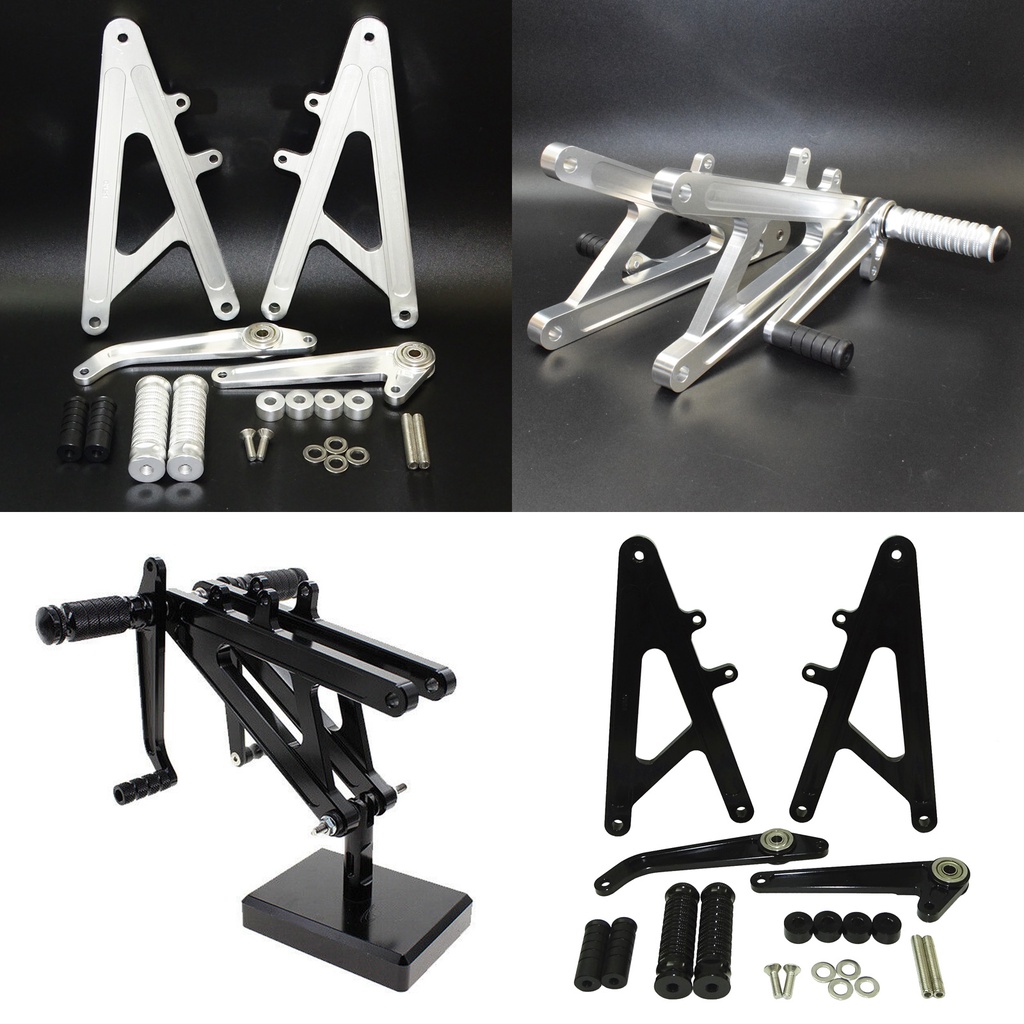 Motorcycle CNC Rearset Footrests Foot Rest Pegs Brake Gear Shift Lever Pedals For HONDA RS 125 GP GP