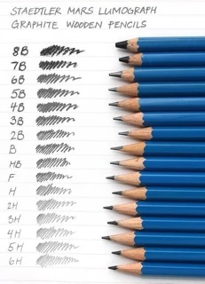 ดินสอ Steadtler 2B ลูโมกราฟ 12 แท่ง