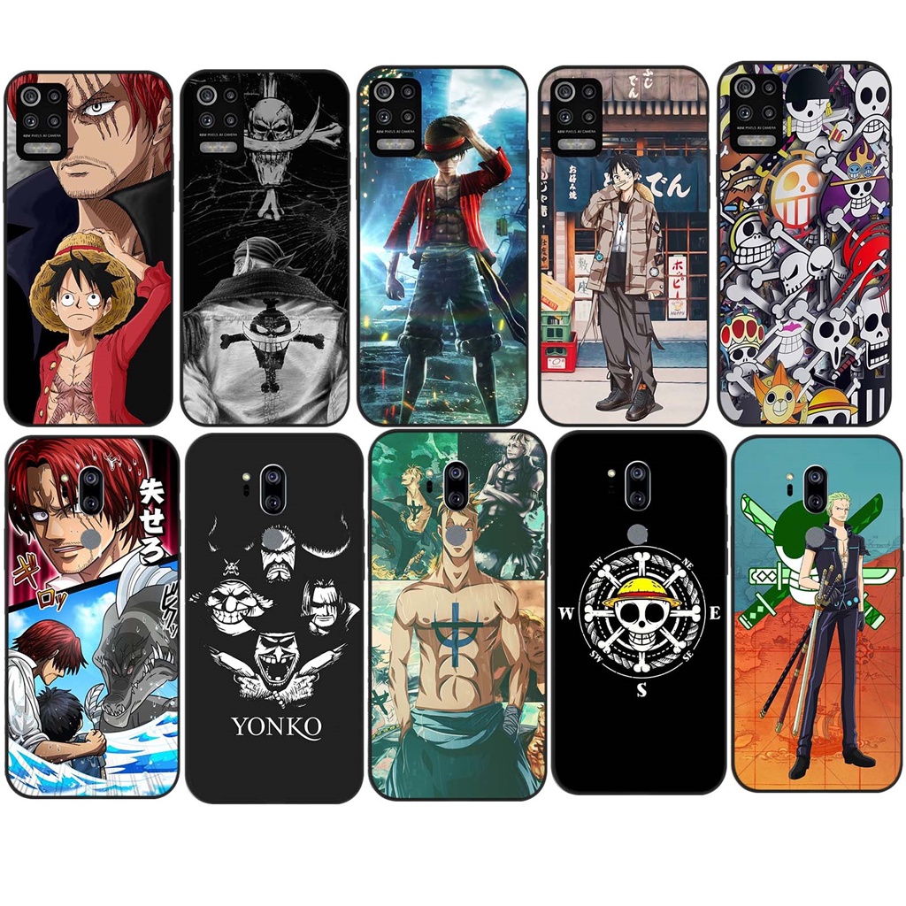 LG Q6 V50S G8 ThinQ G8X ThinQ G7 ThinQ เคสซิลิโคนอ่อนนุ่ม TPU ฝาครอบโทรศัพท์ FB19 อะนิเมะ One Piece 