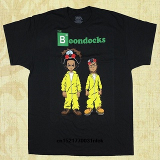 เสื้อยืดผ้าฝ้ายพิมพ์ลายคลาสสิก ใหม่ เสื้อยืดลําลอง แขนสั้น พิมพ์ลาย Breaking Boondocks แฟชั่นสําหรับผู้ชาย