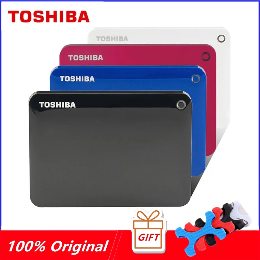 Original Toshiba©  HDD 1TB 2TB 4TB 2.5 " Portable External Hard Drive Disk Canvio Advanced V9 USB