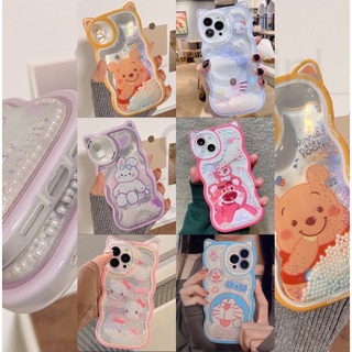 เคสTPUนิ่มลายการ์ตูน กากเพชรน้ำ iP12 iP12PROMAX iP13 iP13PRO iP13PROMAX