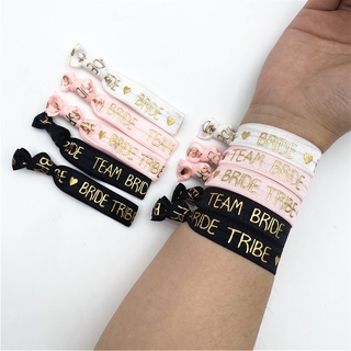 (1+10 ชิ้น) Hen Party Night Wedding Decoration Supplies Bachelorette Party Bracelet Team Bride To Be Bridal Shower