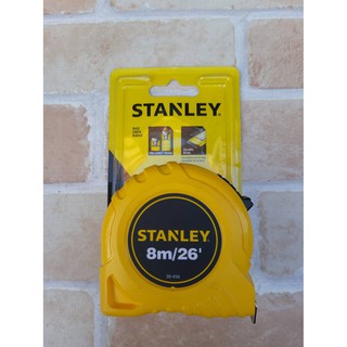 Stanley ตลับเมตร  8 เมตร/26 ฟุต #30-456 รุ่น Global Tape