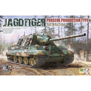 พลาสติก โมเดล ประกอบ BLITZ TAKOM สเกล 1/35 Jagdtiger Sd.Kfz. 186 Porsche Production type