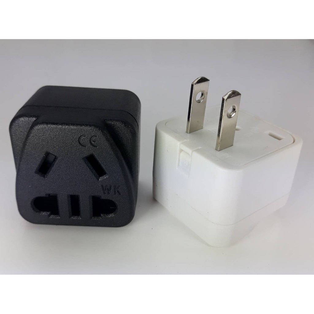 ปลั๊กแปลงจีน แปลงเครื่องใช้ไฟฟ้าจากจีน Adapter,250v10A วัสดุเปลือก พีวีซีPVCคุณภาพมาตรฐาน CE