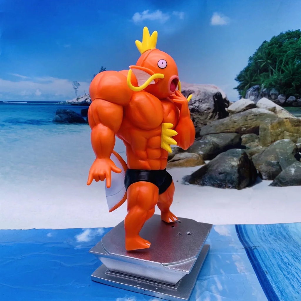 ใหม่ โมเดลฟิกเกอร์ Pokemon Muscle Magikarp ของเล่น ของสะสม สําหรับเด็ก ...