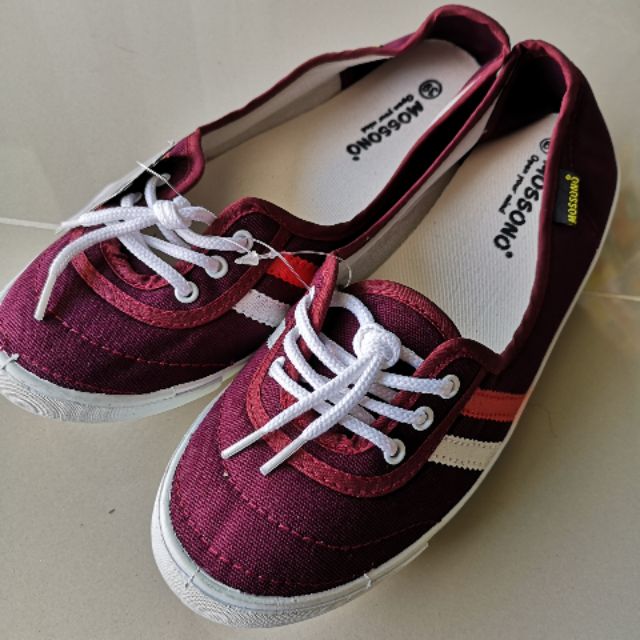 รองเท้าผ้าใบ​ Keto -​ Mossono​ สีม่วงมังคุด​ SIZE​39​ ของใหม่มือหนึ่ง