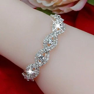 HOT สร้อยข้อมือ กำไลข้อมือคริสตัล เครื่องประดับแฟชั่น