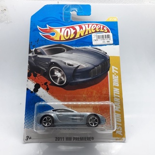 รถเหล็ก Hotwheels ASTON MARTIN ONE 77 2011 HW PREMIERE (ib24)