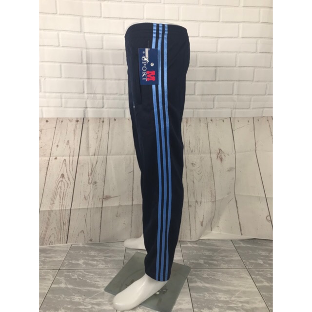 กางเกงวอร์มmsport  3 แถบ. ขาปล่อย