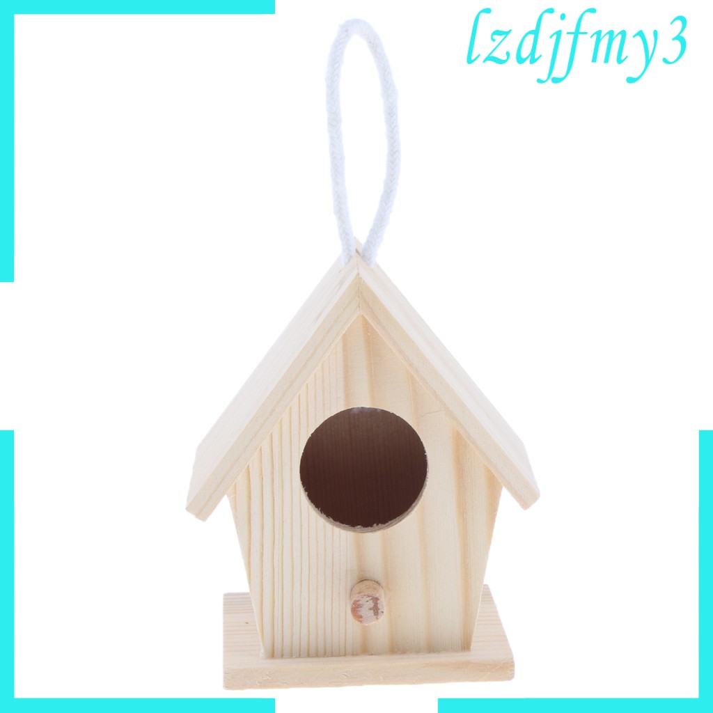 New Wooden House Ferret Squirrel Wooden Box Perches ( Circle )