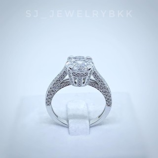 sj_jewelrybkk แหวนแหวนเพชร ตัวเรือนทองคำขาว 06