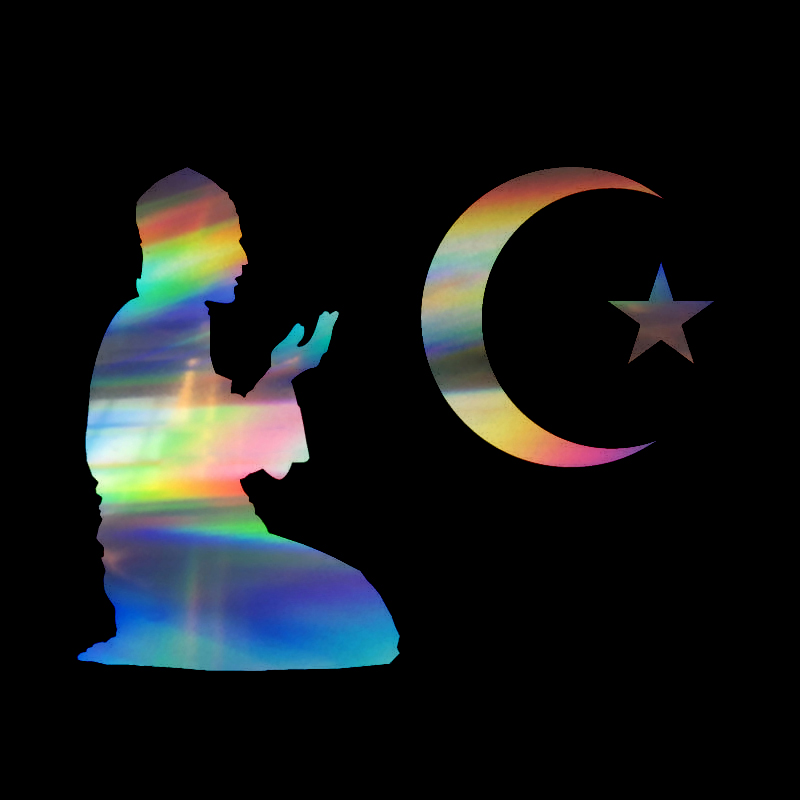 Islamic VINYL DECAL RELIGEION HOUSE FAITH สติ๊กเกอร์ติดรถยนต์