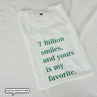 "yours is my favorite" เสื้อ Cotton 100%