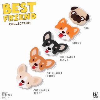 🐕Griptok Set Best Friend น้องหมา🐕 ปั๊ก,คอกี้,ชิวาว่า